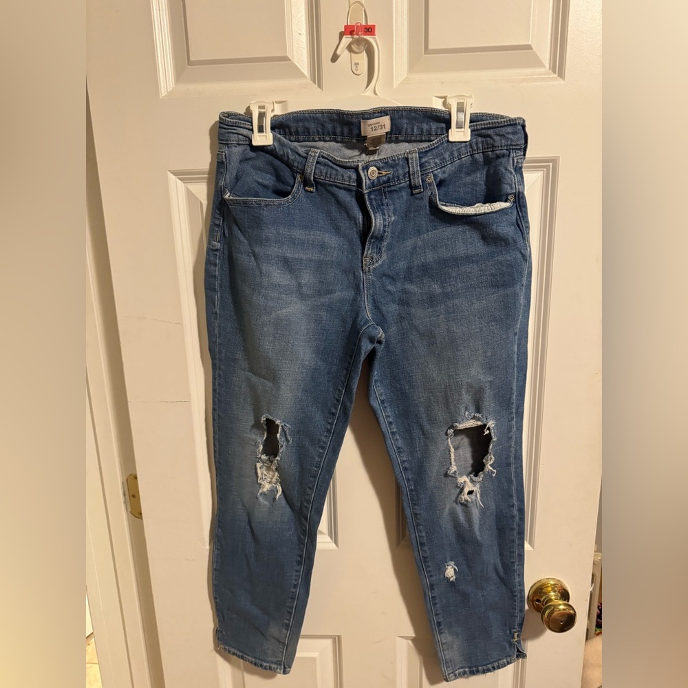 Gap cropped jeans